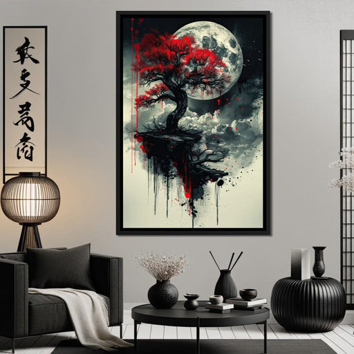 Lunar Blossom Drifts Canvas Print