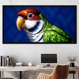 Vivid Parrot Elegance - NicheCanvas