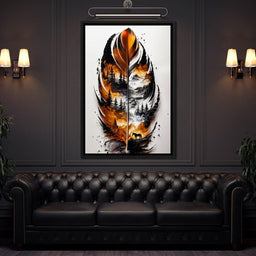 Nature in a Feather - Johanjjf - NicheCanvas