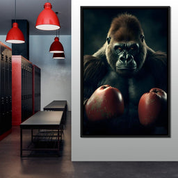 Primate Pugilist - NicheCanvas