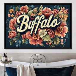 Buffalo Blossoms - NicheCanvas