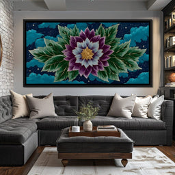 Celestial Nightflower Dream - NicheCanvas