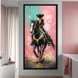 Galloping Western Stallion Energy - NicheCanvas