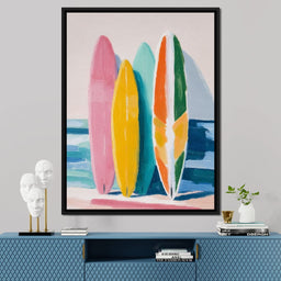 Seaside Colorboard Quartet - NicheCanvas