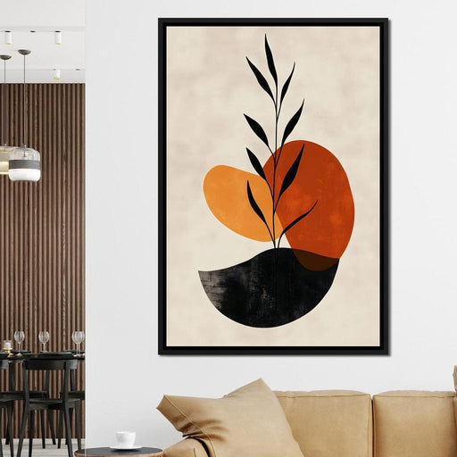 Plant Leaf Abstract Balance Canvas Print