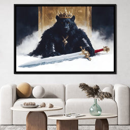 Sovereign Panther Knight - NicheCanvas