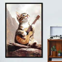 Melody of Feline Dreams - NicheCanvas