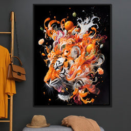 Citrus Storm Tiger Awakening - NicheCanvas
