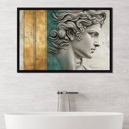 Golden Revelation of Parthenon - Wildrose Creations - NicheCanvas