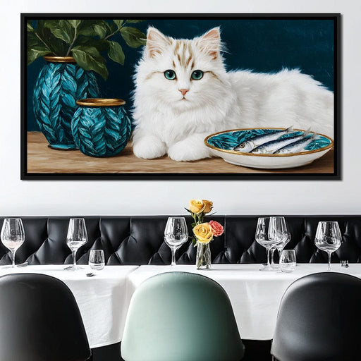 Gentle Feline Reverie Canvas Print