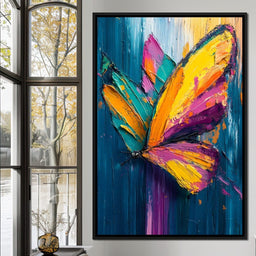 Vibrant Wings of Fantasy - NicheCanvas