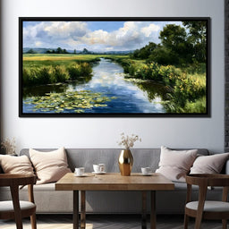 Summer Solstice Over The Still Waters - NicheCanvas