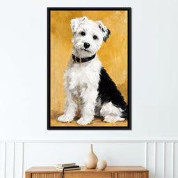 Furry Companion Golden Glow - NicheCanvas