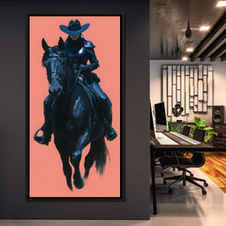Midnight Cavalier Portrait - NicheCanvas