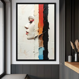 Painted Visage Fragmented - NicheCanvas