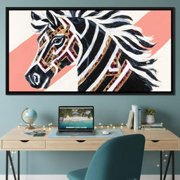 Majestic Mosaic Stripes - Alicia Smith - NicheCanvas