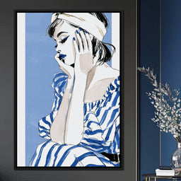 Clear Blue Sky Vacation Reverie - NicheCanvas