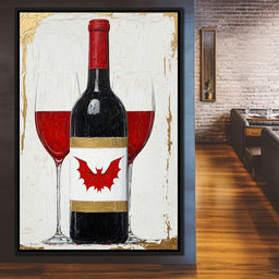 Bat Wine - NicheCanvas