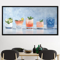 Colorful Cocktails - NicheCanvas