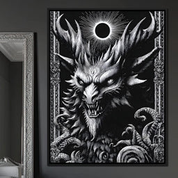 Nightmarish Eclipse Beast Lord - NicheCanvas