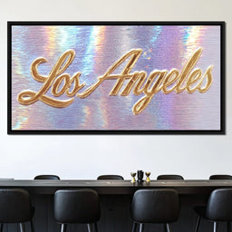 Golden Dreams of LA Sunset - NicheCanvas