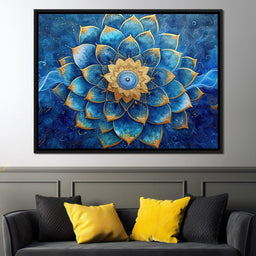 Radiant Lotus Dreamscape Maze - NicheCanvas