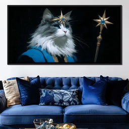 Regal Feline Starborne Monarch - NicheCanvas