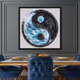 Harmony of Water and Stone - NicheCanvas