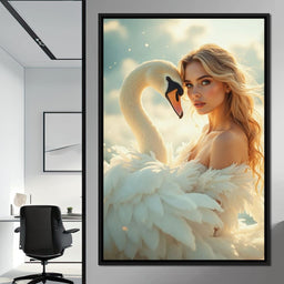 The Swan Maiden - Johanjjf - NicheCanvas