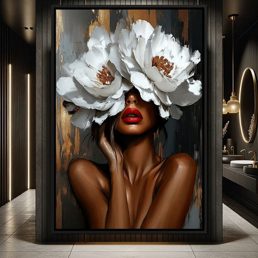 Elegance in Bloom Shadows - Cole Williams Canvas Print