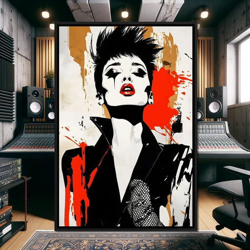 Rebel Expression Unleashed Canvas Print