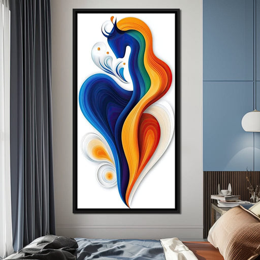 The Chromatic Stallion - TooplesArt Canvas Print