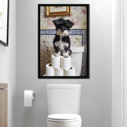 Puppy King of Soft Thrones - NicheCanvas