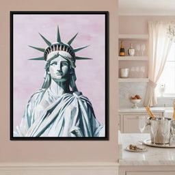 Liberty Crown Pastel Sky - NicheCanvas