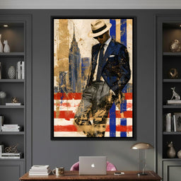 Gentleman of the Painted Skyline - NicheCanvas