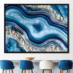 Frozen Currents Of Liquid Metal - NicheCanvas
