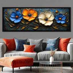 Floral Symphony of Vibrant Colors - NicheCanvas