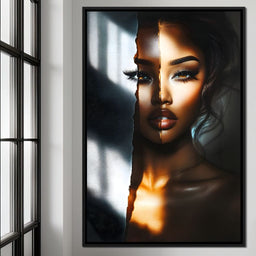 Radiant Fusion Portrait - NicheCanvas