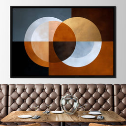 Mid Century Geometric Orbits - NicheCanvas