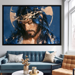 Sacred Grace Under The Golden Crown - NicheCanvas