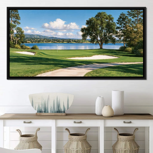 Quiet Afternoon By The Fairway Canvas Print