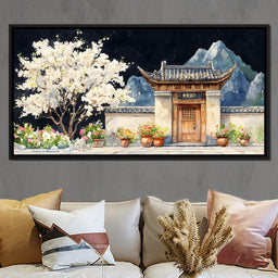 Acient Japanese City - NicheCanvas