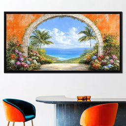 Tropical Gateway to Bliss - NicheCanvas