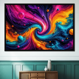 Orbiting Through Liquid Light - TooplesArt - NicheCanvas