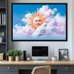 Sunlit Dreams Sky - NicheCanvas