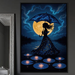 Lady of the Starry Night - TooplesArt  - NicheCanvas