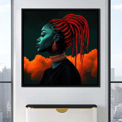 Profile of Power - TooplesArt Canvas Print