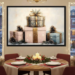 Snowflake Gift Box Jubilee - NicheCanvas