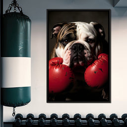 Bulldog Pugilist - NicheCanvas