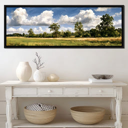 Wide Pastures Under Rolling Clouds - NicheCanvas